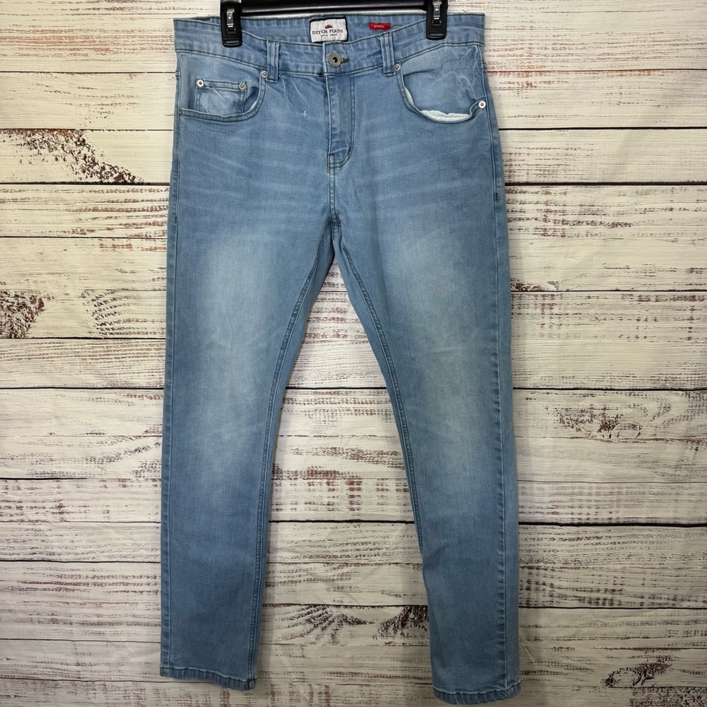 Ditch‎ Plains jeans size 34 Classic Light Blue Straight Men's Jeans